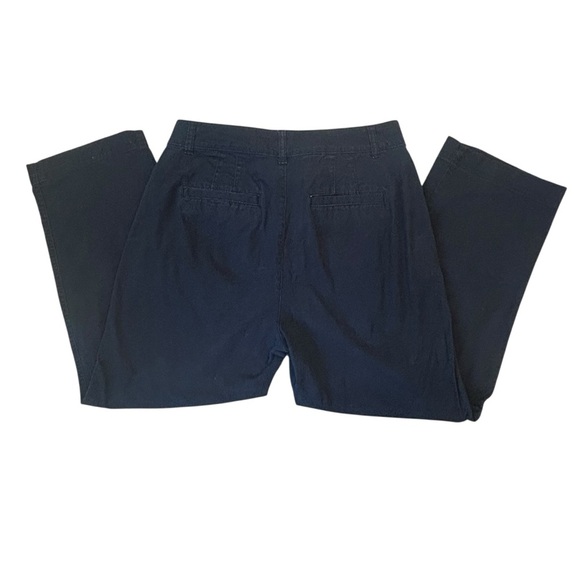 GAP Women's Girlfriend Khaki Black Pants Size 10 - Picture 4 of 8